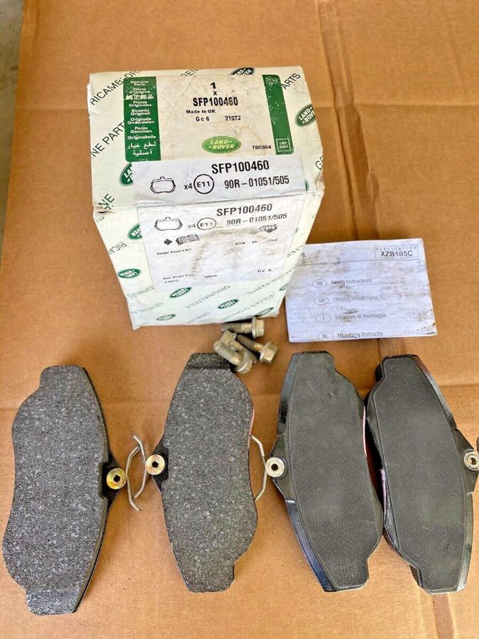 FRONT BRAKE PADS FIT RANGE ROVER P38 LANDROVER GENUINE